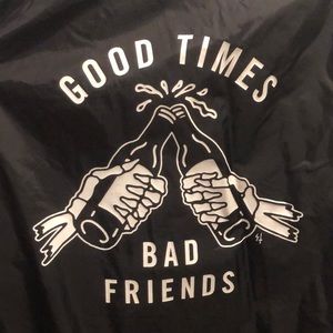 Sketchy tank good times coach jacket